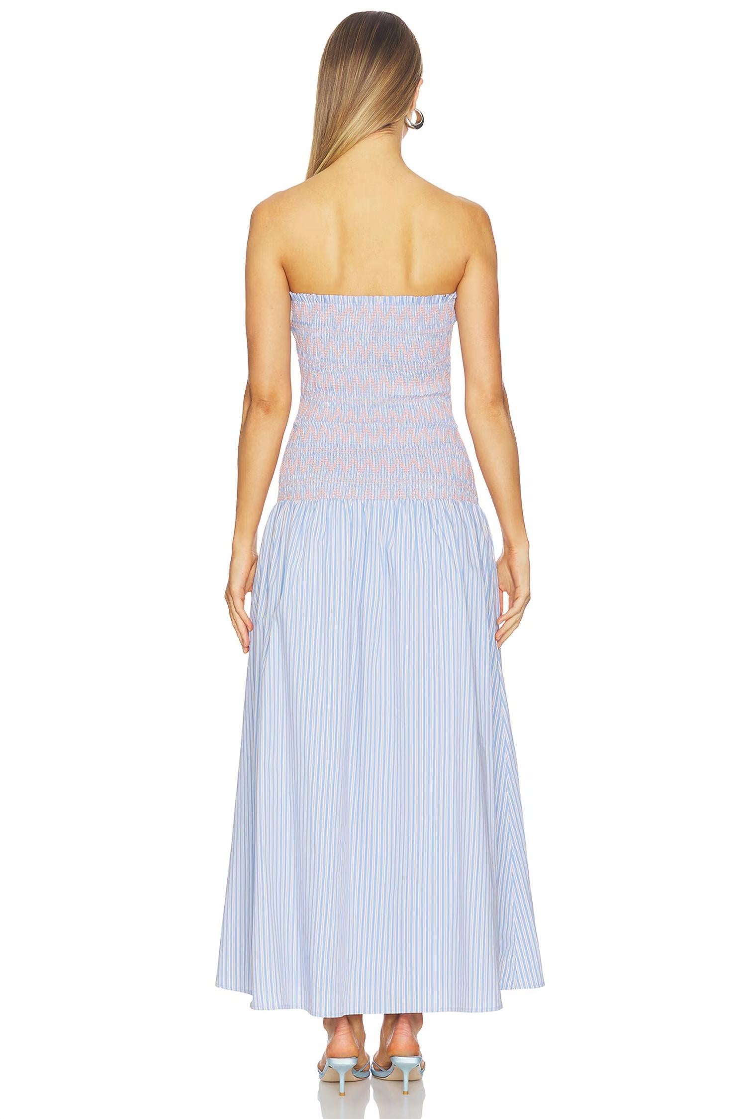 Line And Dot - Eleni Smocked Dress