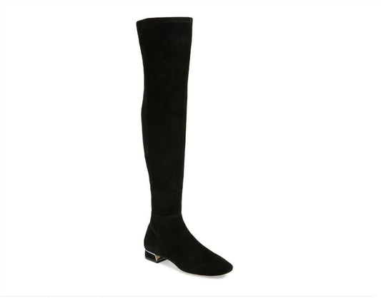 Tory Burch - Women's Gigi Suede Leather Stretch Over the Knee Boots