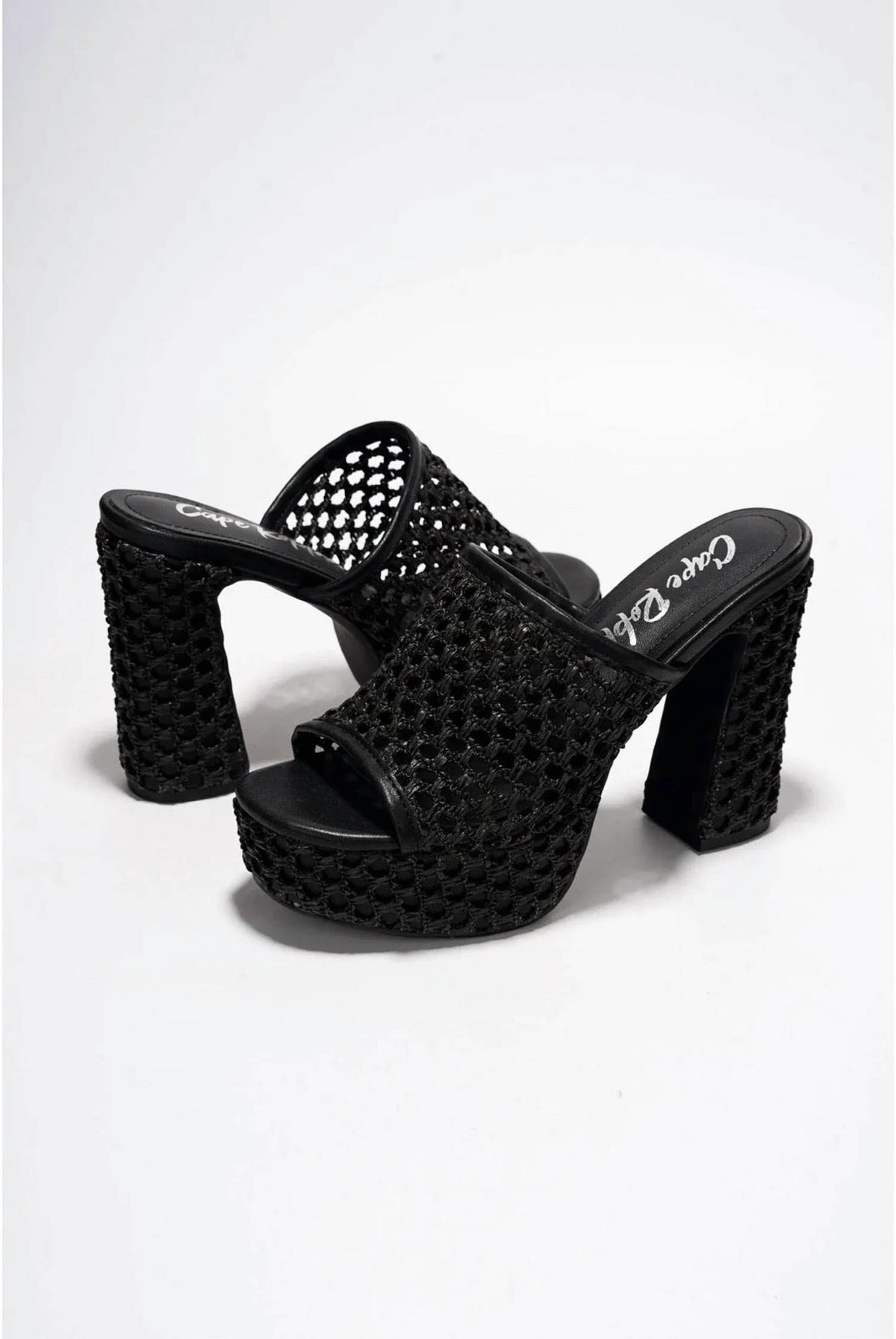 Cape Robbin - Women's Margette Knit High Block Heels