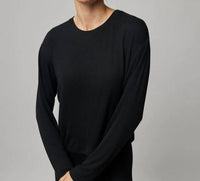 Atm - Modal Rib Long Sleeve Boxy Tee