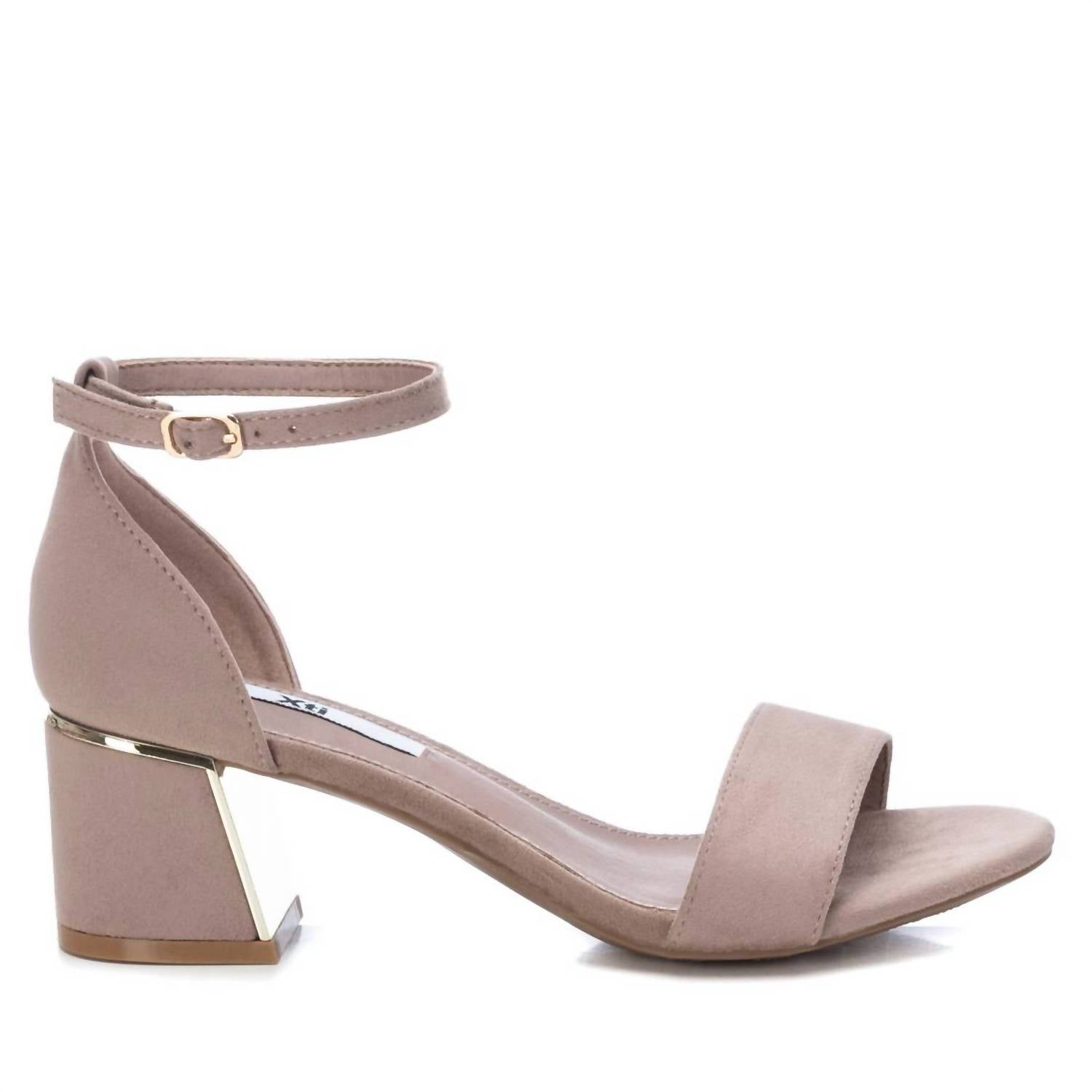 Xti - Women's Heeled Suede Sandals