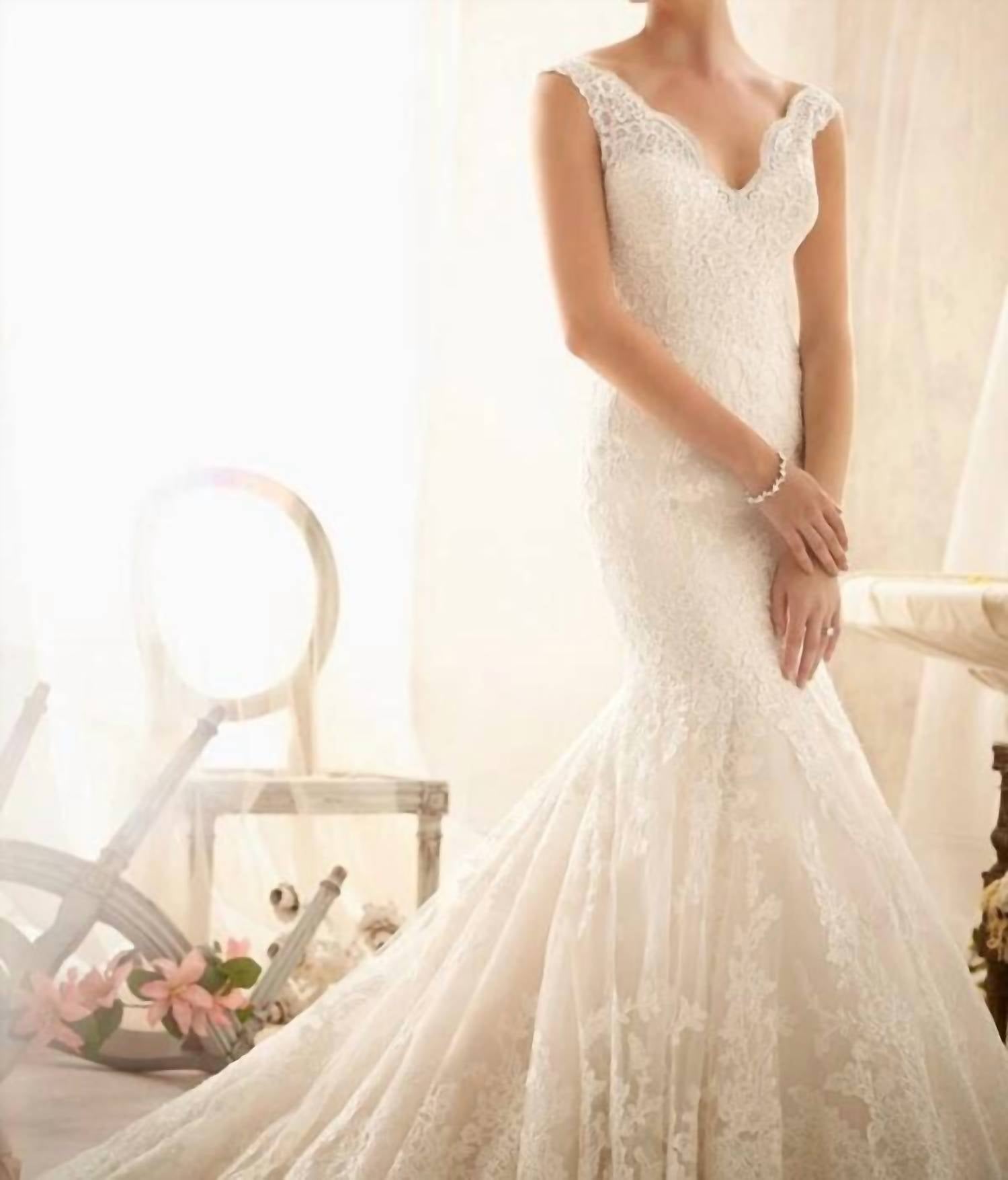 Morilee - Lace Mermaid Wedding Dress