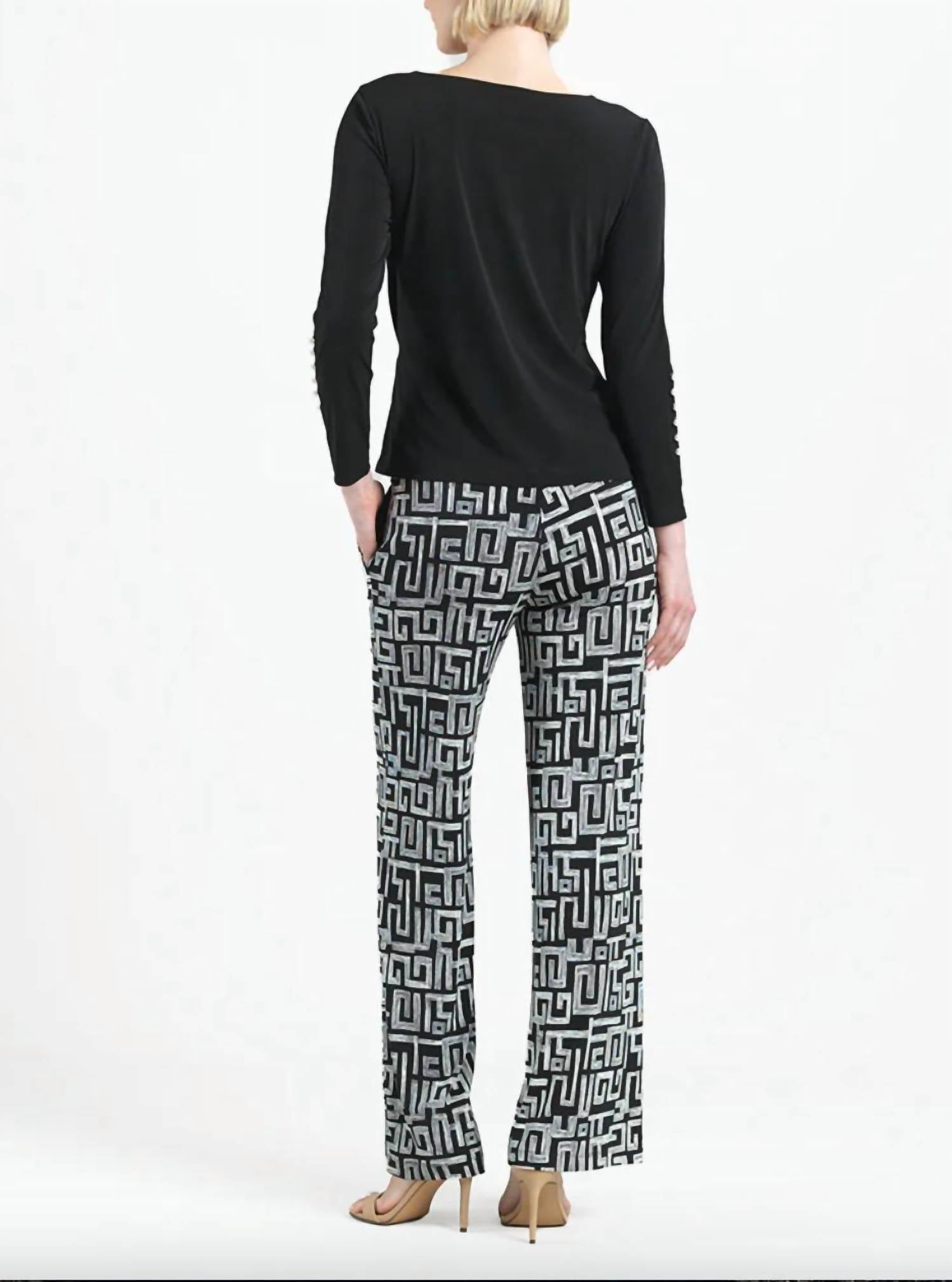 Clara Sunwoo - Pearl Cuff Side Tie Waist Top
