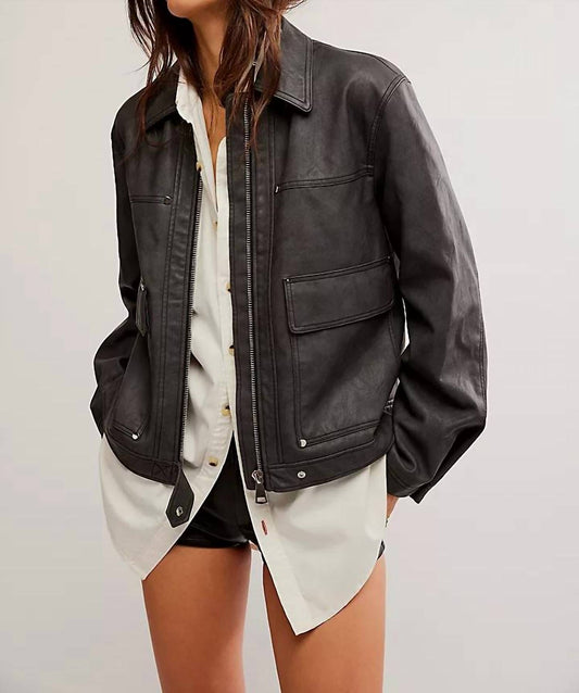 Free People - Blair Vegan Leather Jacket