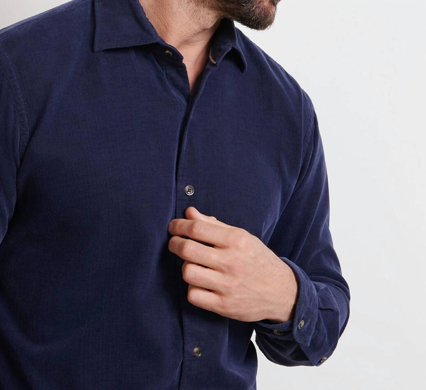 Peter Millar - Aspen Cotton Cashmere Corduroy Sport Shirt