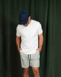 Stone Rose - Men's Printed Birdseye Swim Trunk
