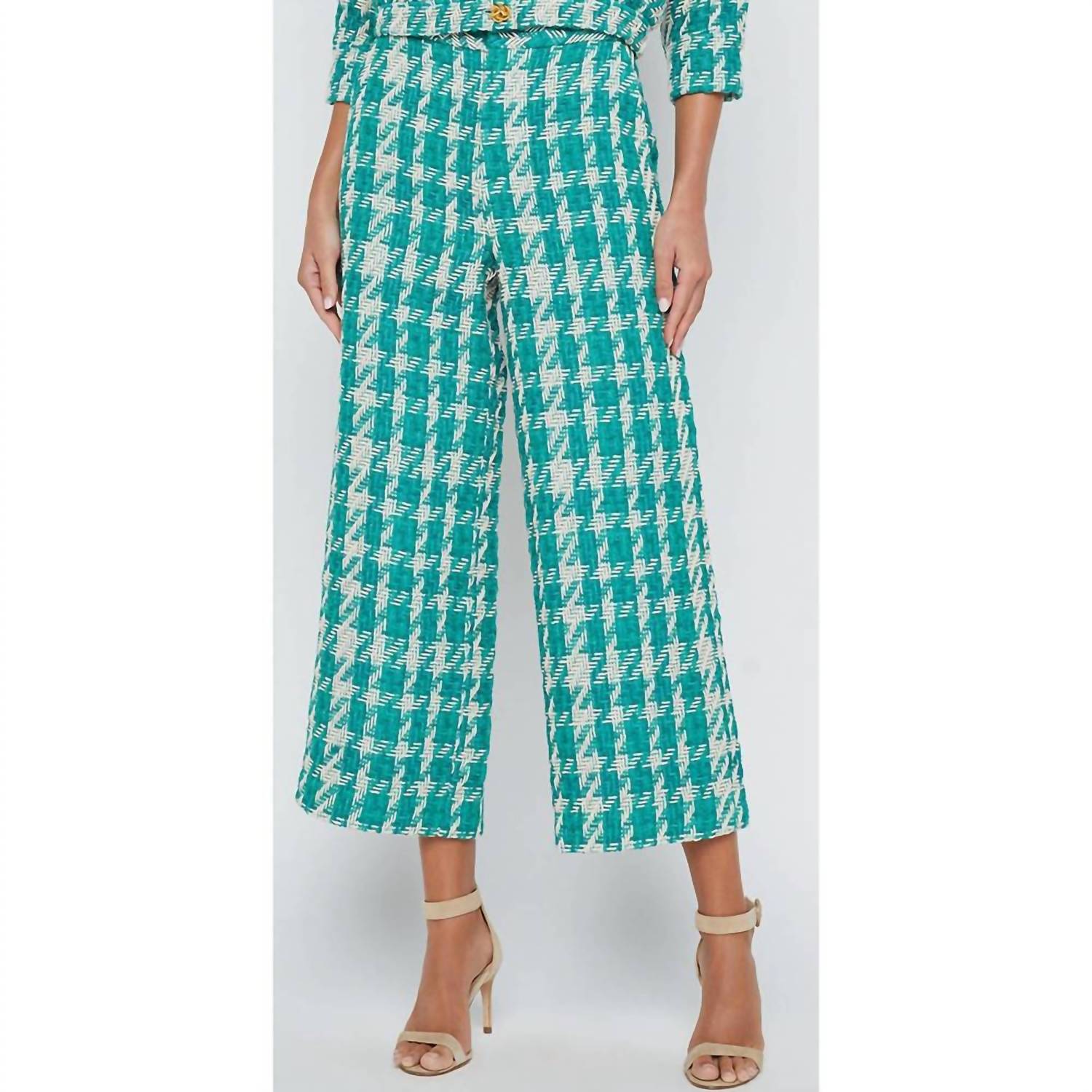 L'Agence - Lula Straight Leg Crop Trousers