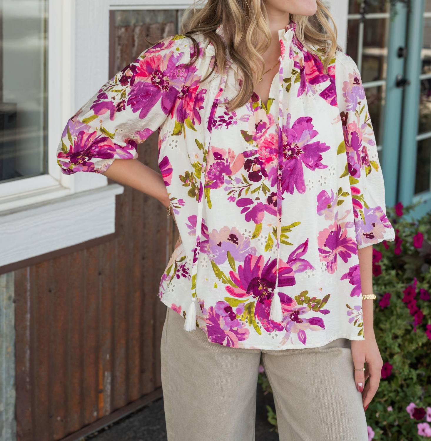 Fate - Dean Floral Blouse