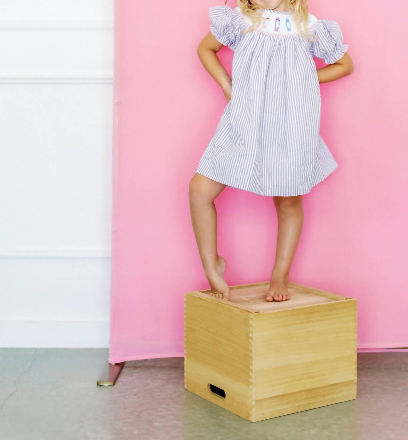 Poppy Kids Co. - Crayon Stripe Dress
