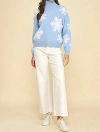Pinch - Snowfall Mock Neck Sweater