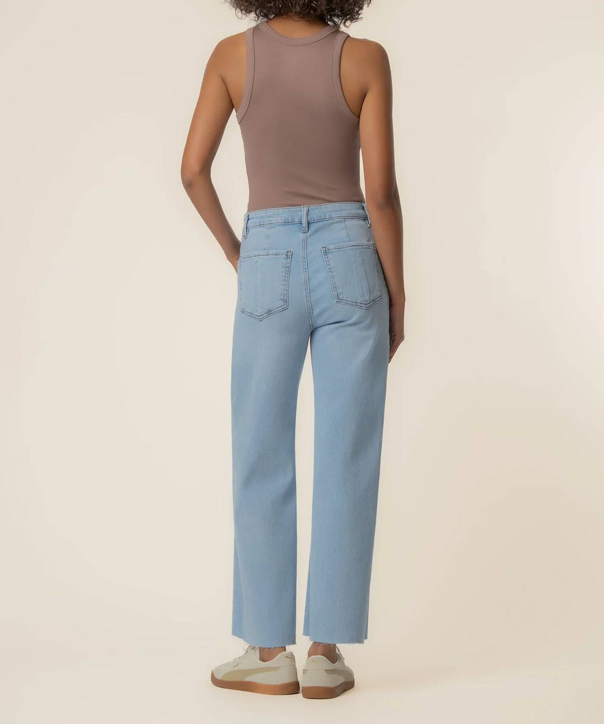 Kut From The Kloth - Meg High Rise Wide Leg Exposed Button Jeans