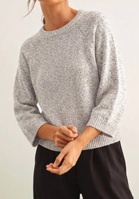 Miou Muse - Round Neck Knitted Top