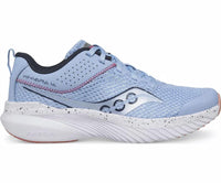 SAUCONY Kid's Kinvara 14 Sneakes in light blue - kids' sneaker - detail view
