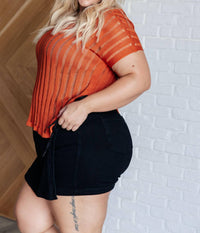 Bibi - Loose Open Knit Top