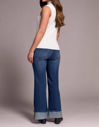 Tribal - Sleeveless Mockneck Top