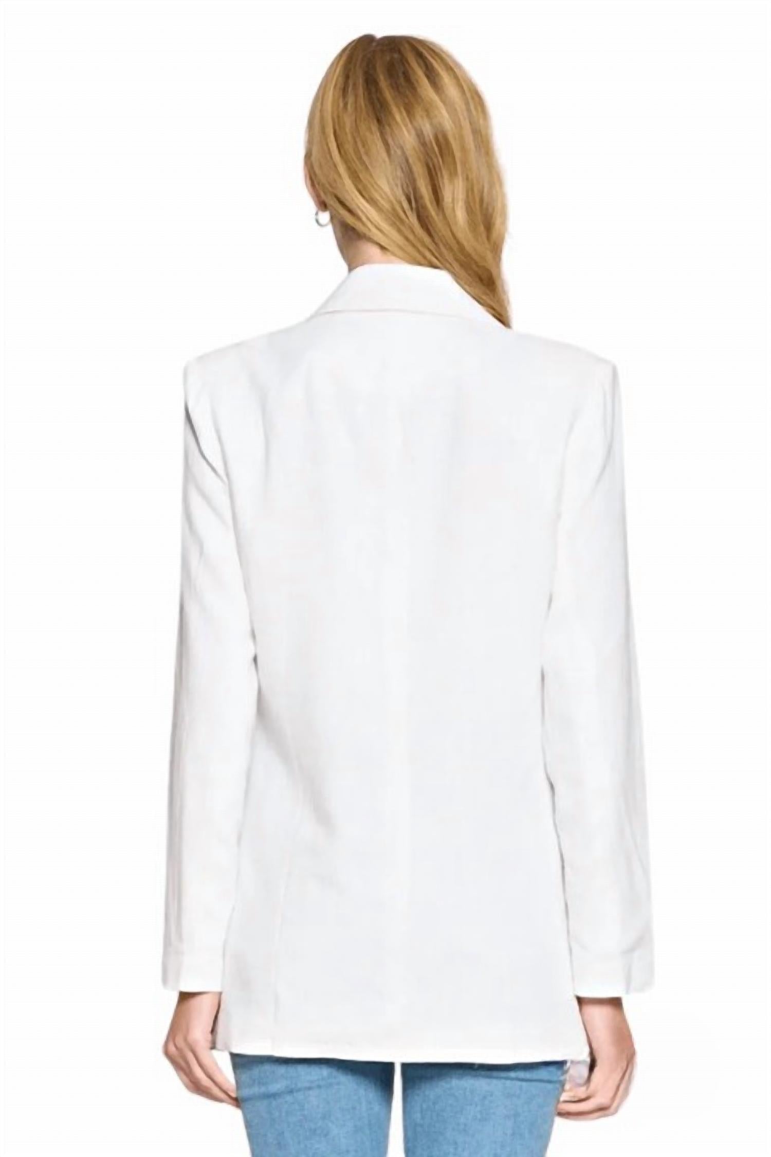 Fore Collection - Nicole Linen Blazer