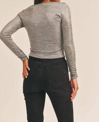 Sage The Label - Dayna Ruched Button Down Top