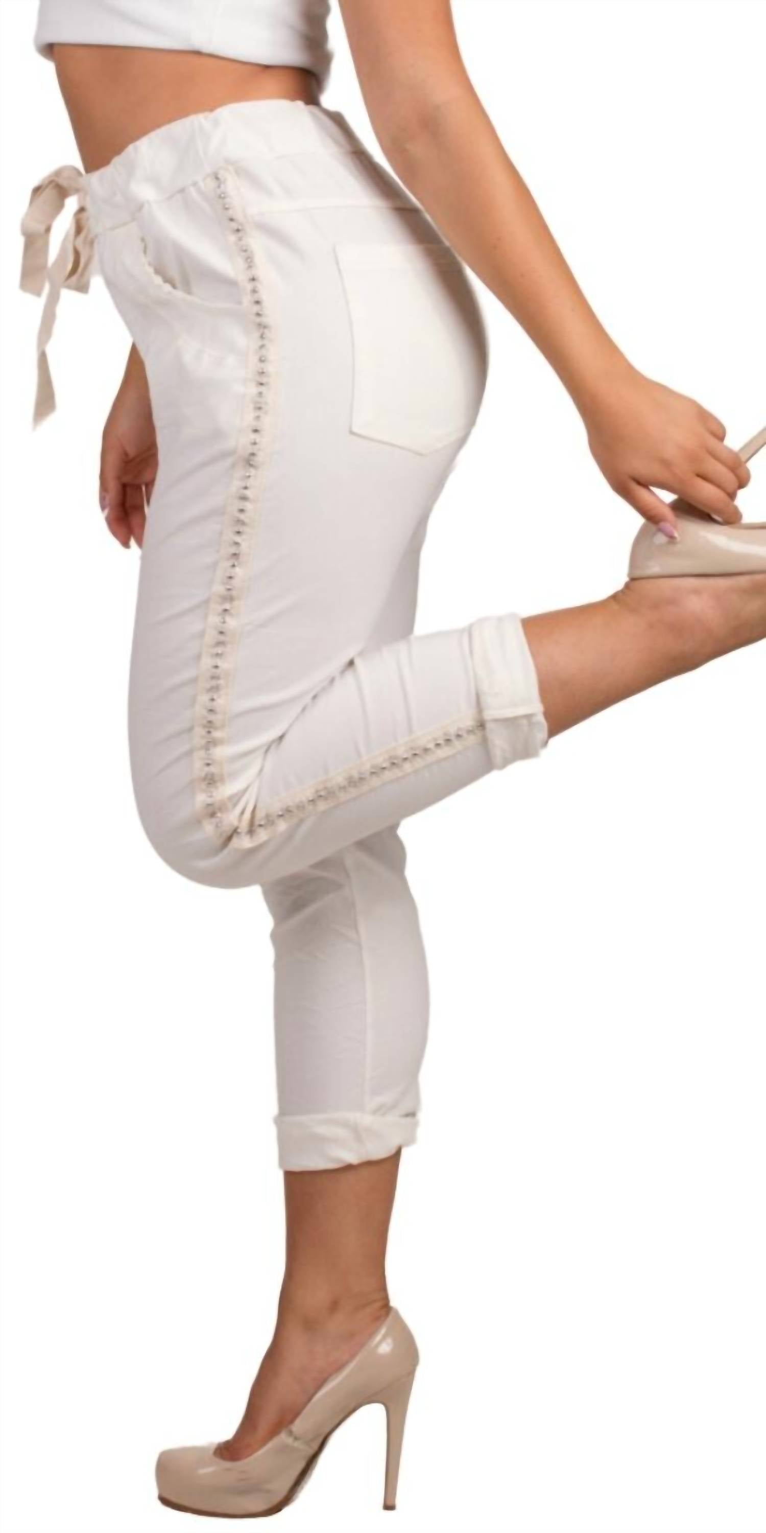 Gigi Moda - Caterina Cotton Slim Pants