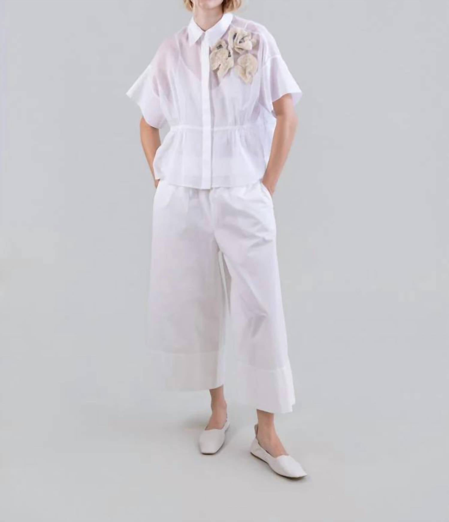 Psophia - Sheeer Organza Light Blouse