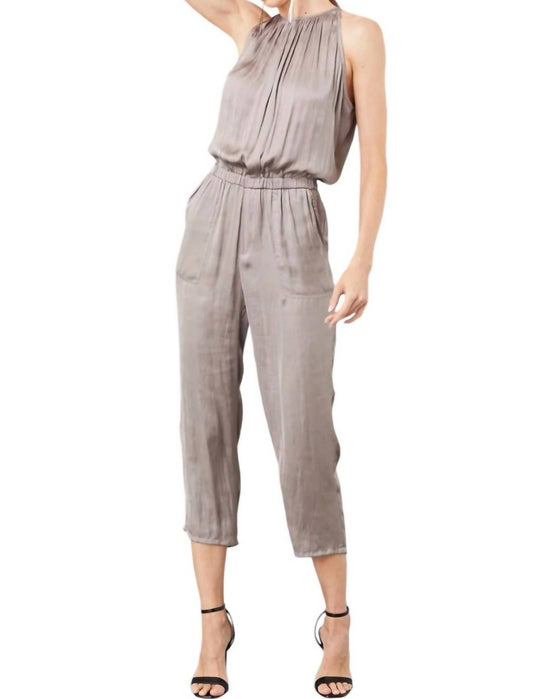 Lola & Sophie - Vintage Satin Jumpsuit