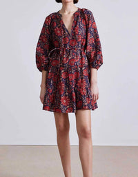 APIECE APART Alessa Dress in scarlet - women's dress