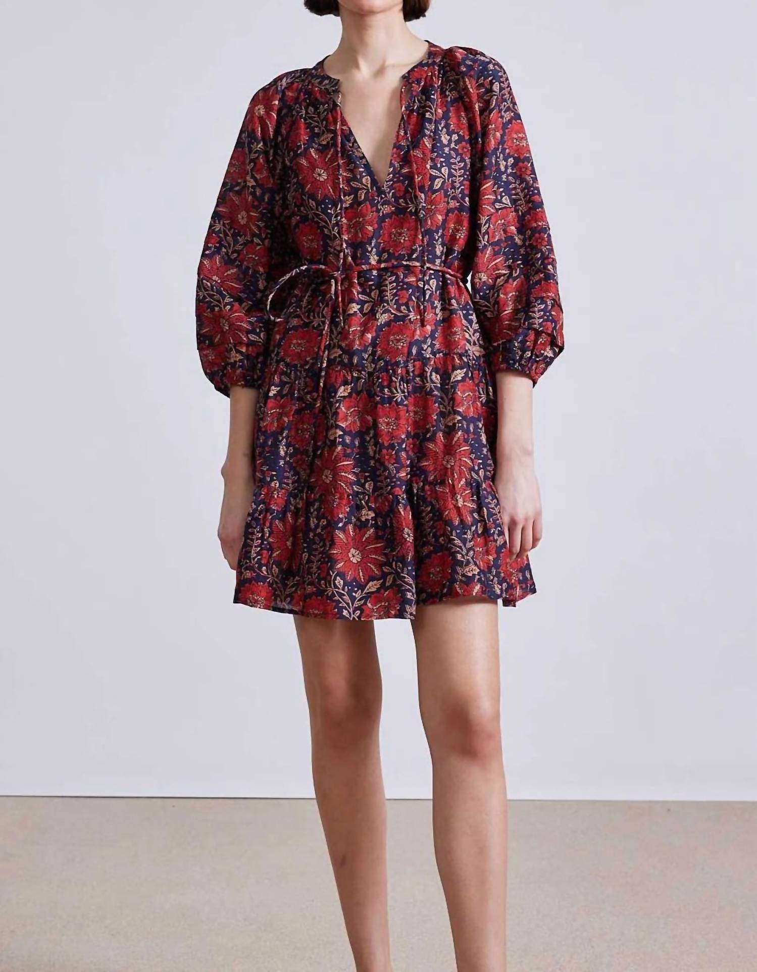 APIECE APART Alessa Dress in scarlet - women's dress