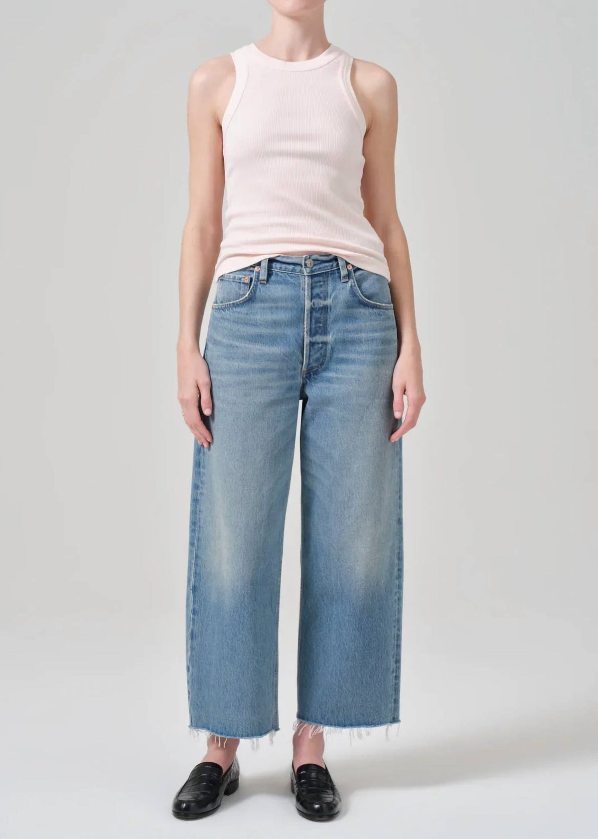 Citizens Of Humanity - Ayla Raw Hem Crop Jeans