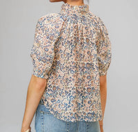 M.A.B.E. - Women's Cass Floral Print Blouse