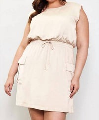 Skies Are Blue - Muscle Shoulder Mini Dress