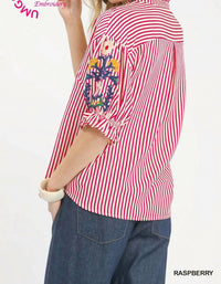 Umgee - Floral Embroidered Top