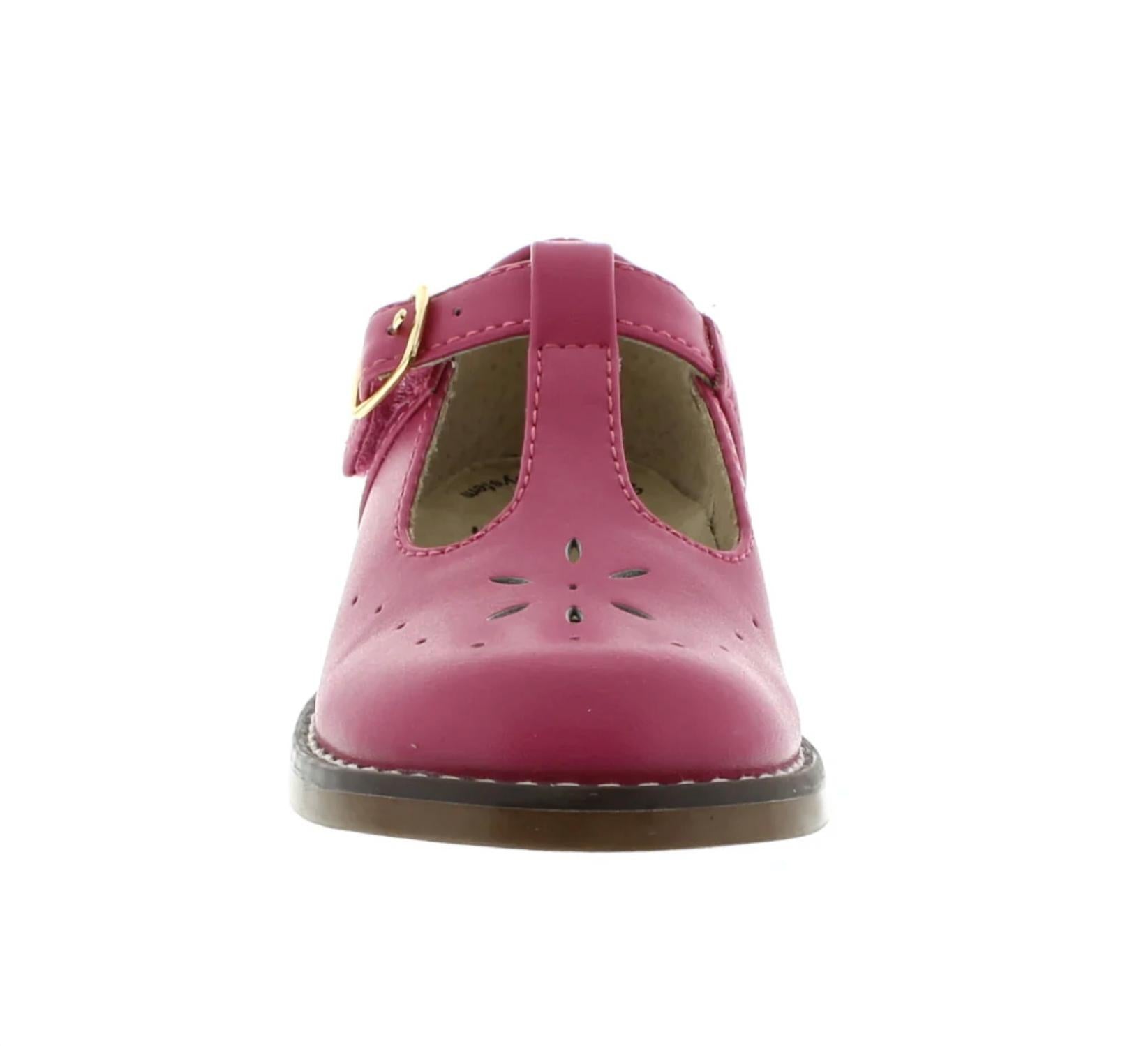 Footmates - Girl's Sherry T-Bar Shoe - MEDIUM/WIDE