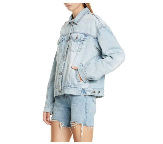 Ksubi - Oversized Acid Wash Karma Denim Jean Jacket