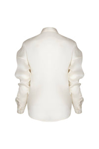 Andres Otalora - Vinculo Infinito Silk Organza Button Down Shirt