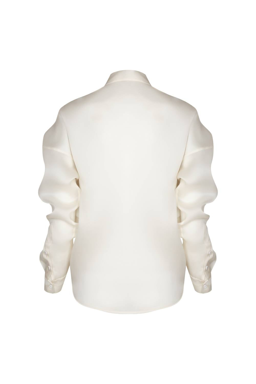 Andres Otalora - Vinculo Infinito Silk Organza Button Down Shirt