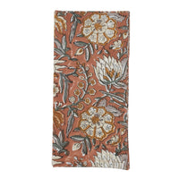 Saro Lifestyle - Botanical Pattern Cotton Napkins - Set Of 4