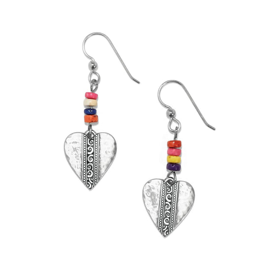 Brighton - Women's Mingle Medley Beaded Heart Earrings