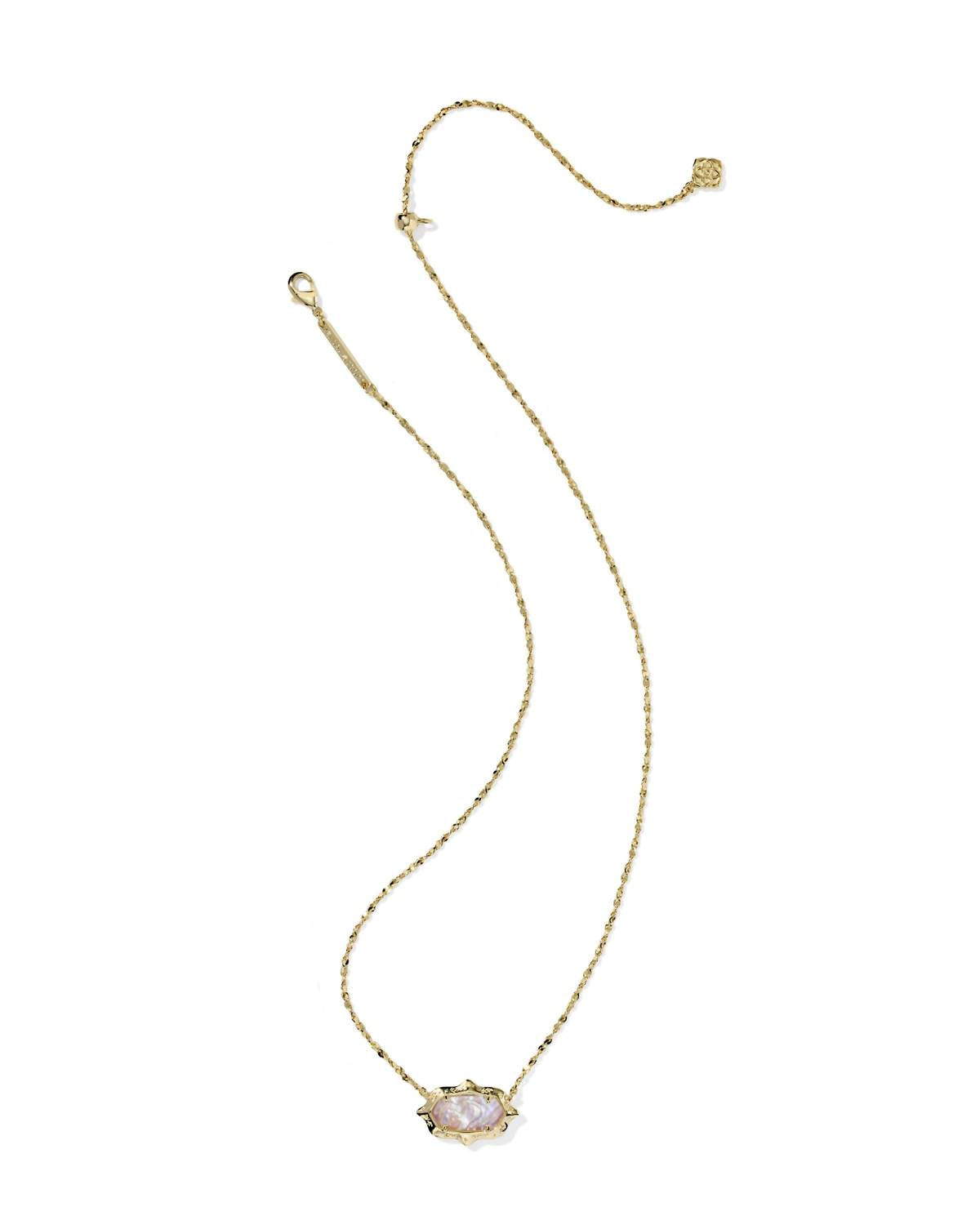 Kendra Scott - Women's Elisa Scallop Frame Short Pendant Necklace