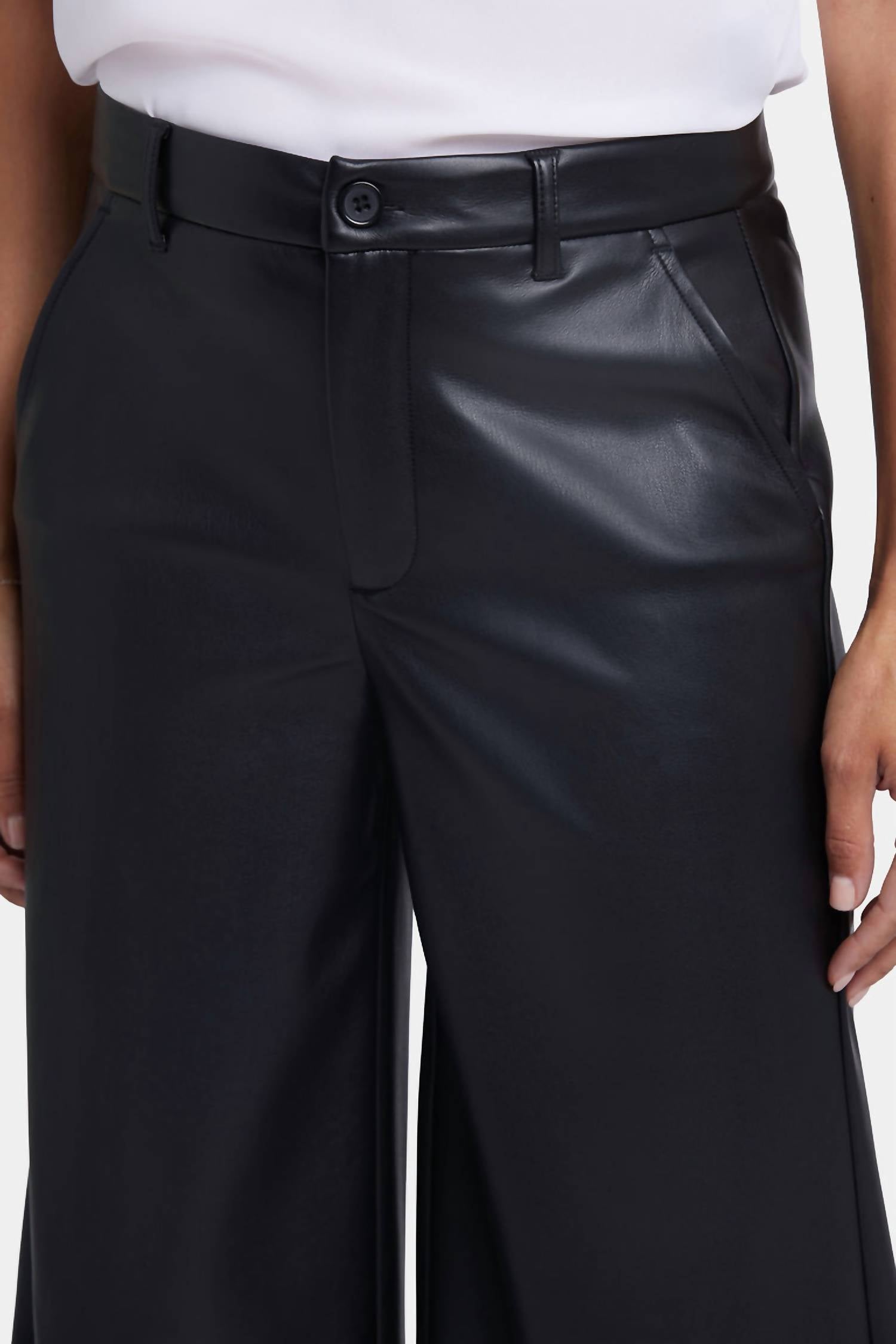 Nydj - Vegan Stretch Leather Morgan Trouser Pants