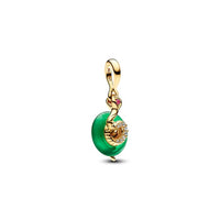 Pandora - Snake Green Murano Glass Dangle Charm