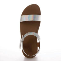 fitflop Women's Laura Iridescent Scale Back-strap Sandal in urban white - women's sandal - view 4
