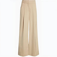 Veronica Beard - Rimini Pleated Wide-Leg Pants