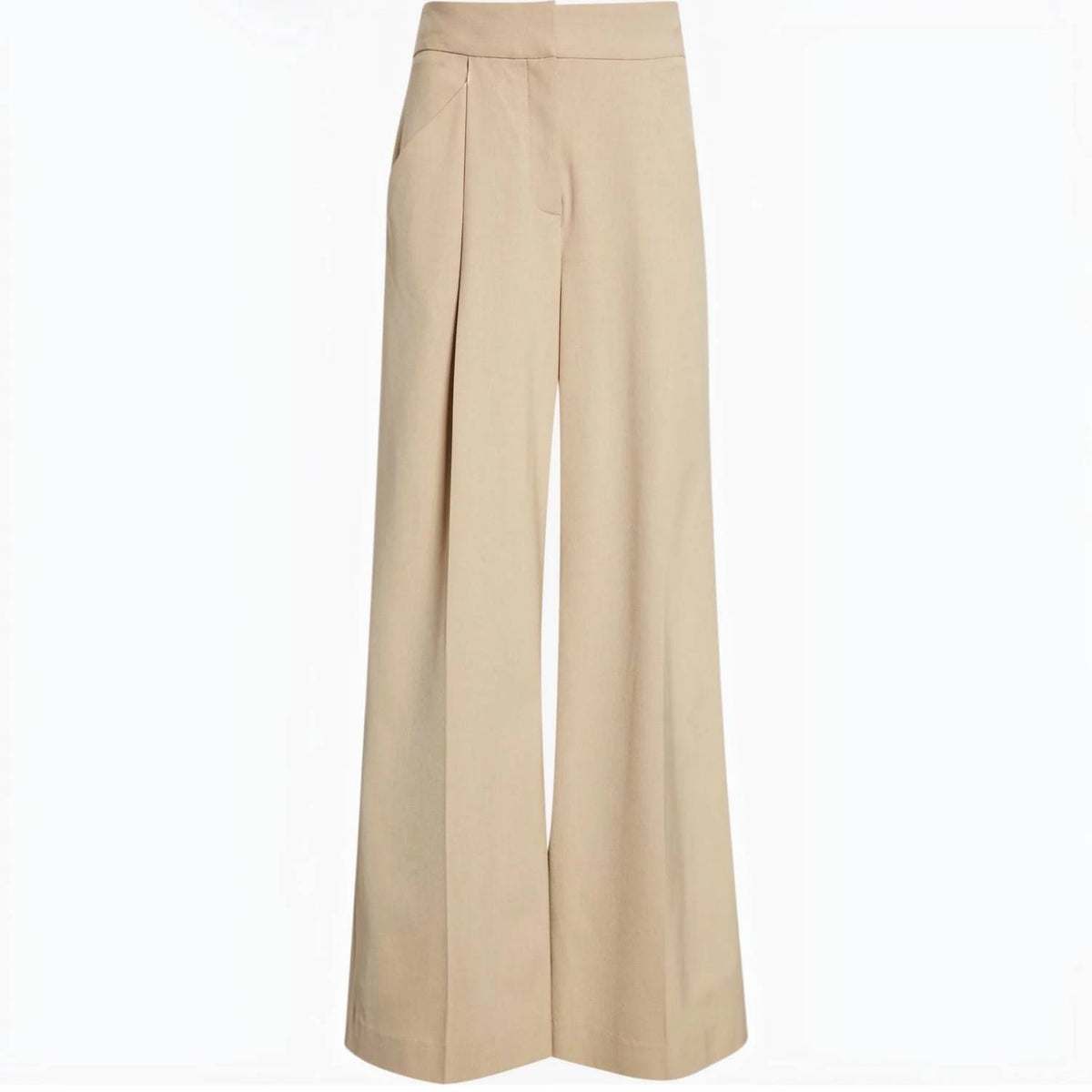 Veronica Beard - Rimini Pleated Wide-Leg Pants