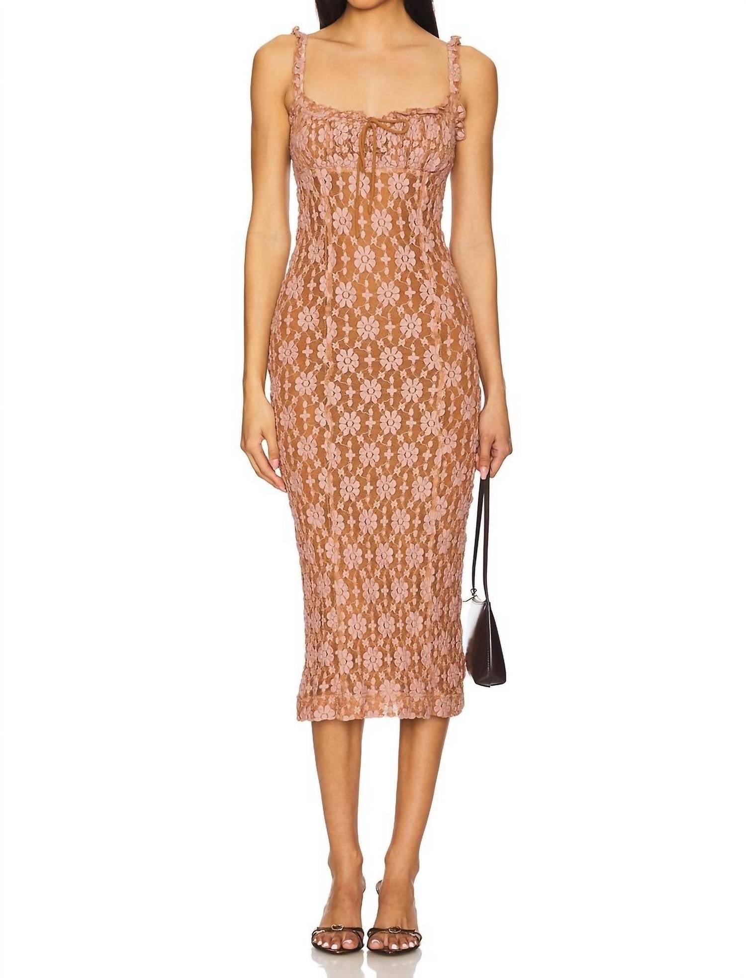 Free People - Lucinda Lace Midi Dress