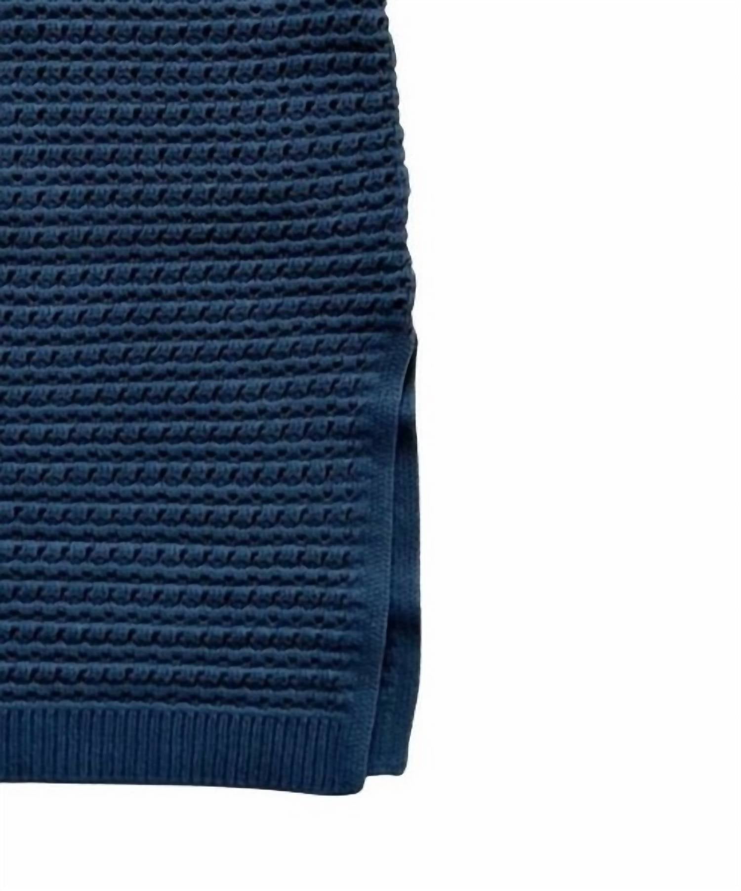 White + Warren - Women's Open Knit Skirt