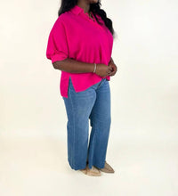 Entro - Sutton Split Neck Blouse