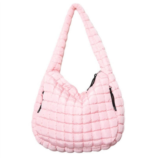 Katydid - Women's Oversized Slouchy Quilted Hobo Tote Bag