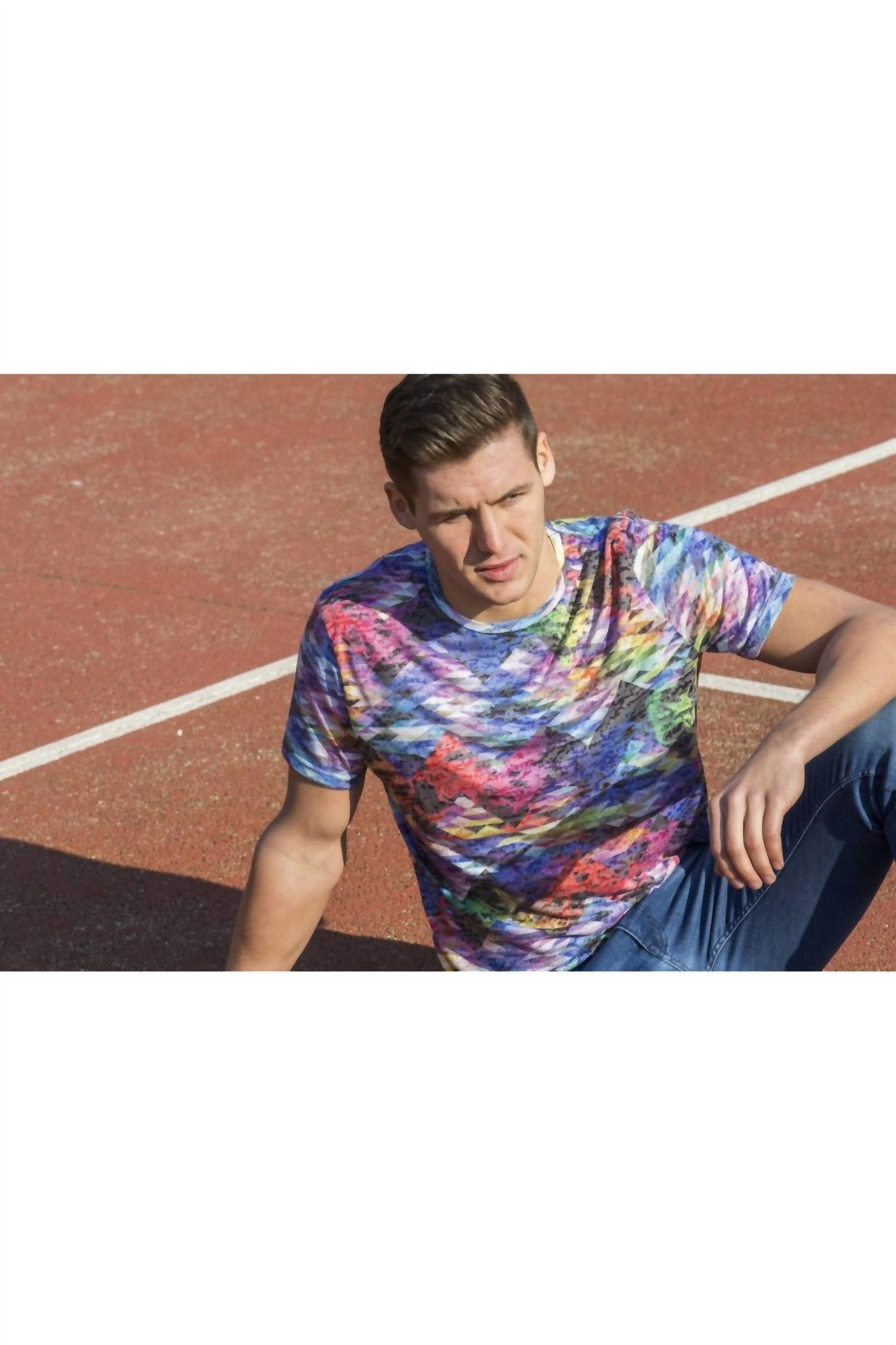 Eight X - Men's Vibrant Print T-shirt