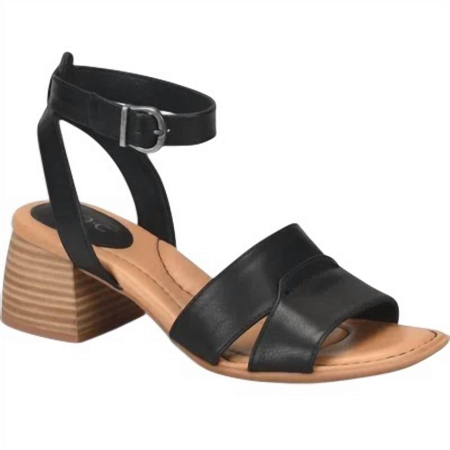 BOC Women's Waverly Chunky Ankle Strap Sandals in black - women's sandal