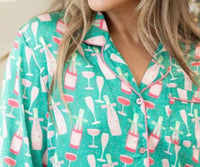 Mary Square - Long Sleeve And Pants - Pajama Set