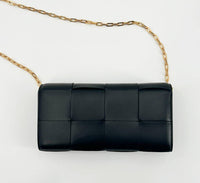 Bottega Veneta - Women's Cassette Leather Chain Wallet